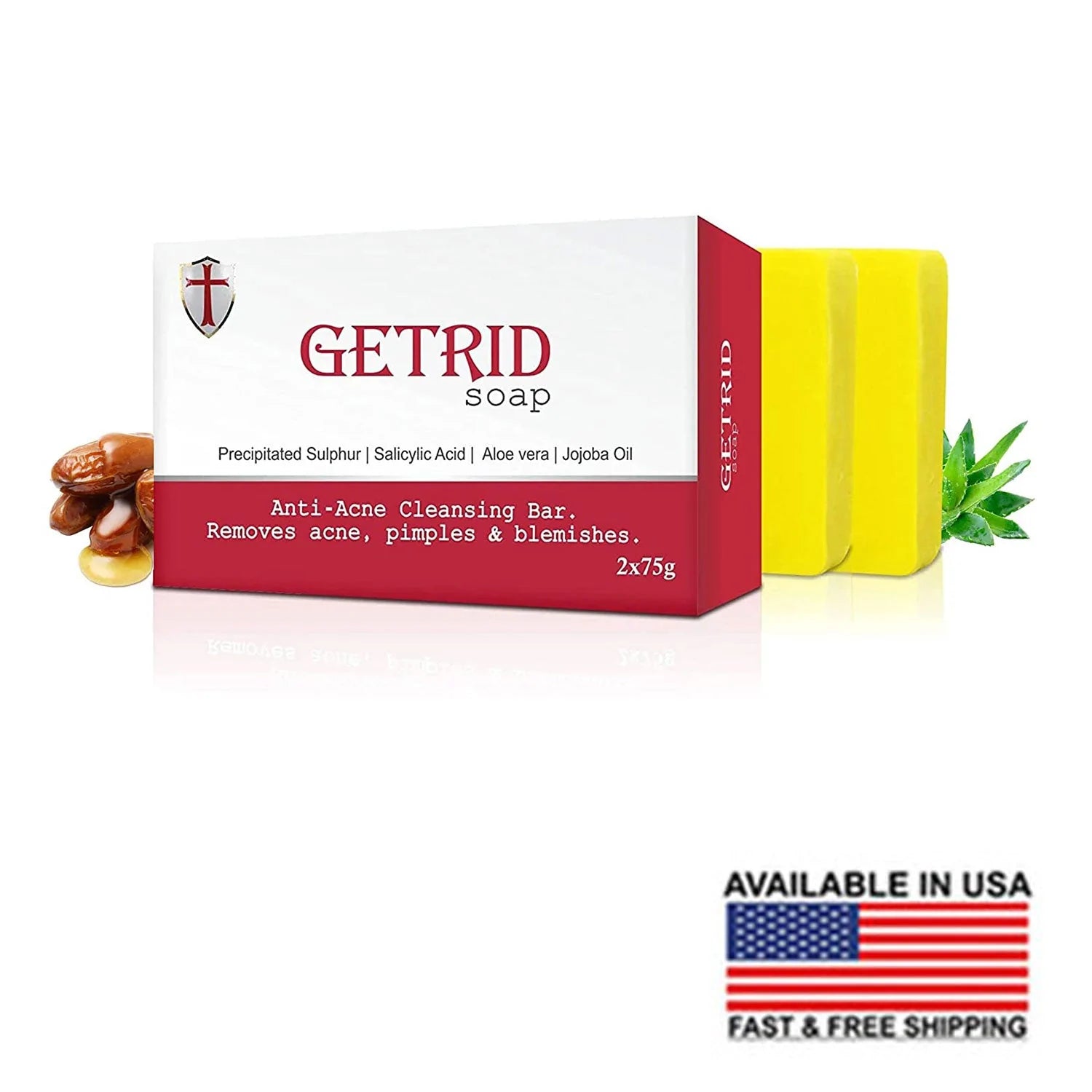 shoprythmindia United States Pack of 2 Getrid Body Soap for USA